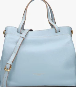 lichtblauwe gianni chiarini schoudertas ottavia 11290