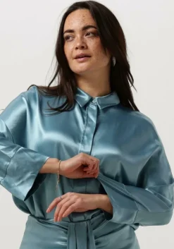 lichtblauwe greek archaic kori blouses 150072