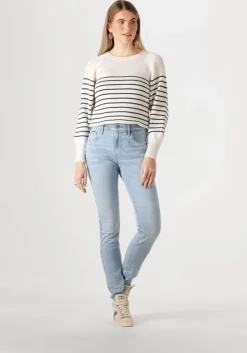 lichtblauwe g-star raw skinny jeans 3301 skinny wmn