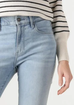 lichtblauwe g-star raw skinny jeans 3301 skinny wmn