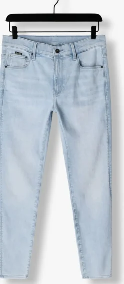 lichtblauwe g-star raw skinny jeans 3301 skinny wmn