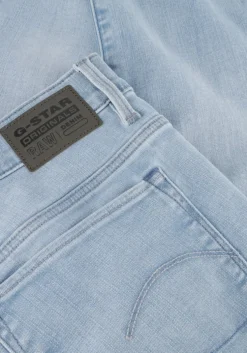 lichtblauwe g-star raw skinny jeans 3301 skinny wmn