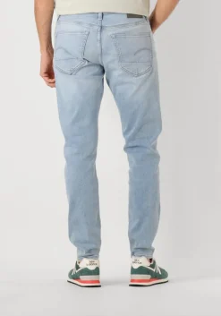 lichtblauwe g-star raw slim fit jeans 3301 slim