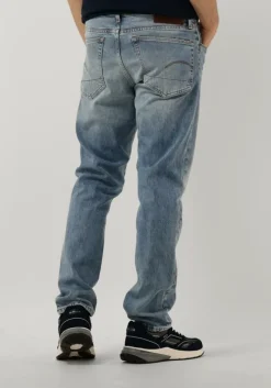 lichtblauwe g-star raw straight leg jeans 3301 regular tapered