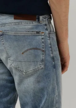 lichtblauwe g-star raw straight leg jeans 3301 regular tapered