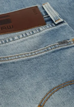 lichtblauwe g-star raw straight leg jeans 3301 regular tapered