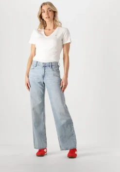 lichtblauwe g-star raw wide jeans judee loose wmn