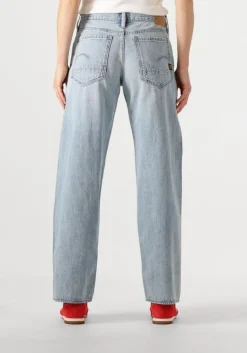 lichtblauwe g-star raw wide jeans judee loose wmn