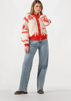 lichtblauwe harper & yve straight leg jeans yve-pa picante