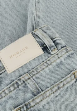 lichtblauwe homage mom jeans amber balloon jeans