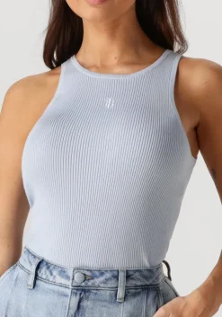 lichtblauwe ibana top tamora