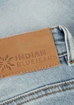 lichtblauwe indian blue jeans shorts denim wide short blue denim