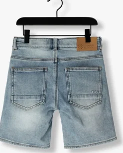 lichtblauwe indian blue jeans shorts denim wide short blue denim