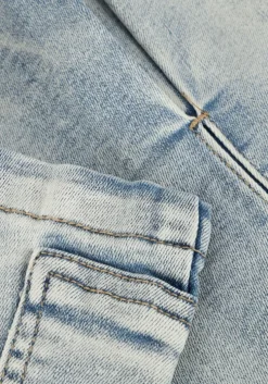 lichtblauwe indian blue jeans minirok denim skirt cargo pocket