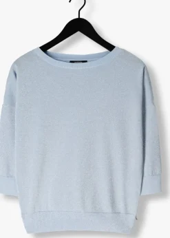 lichtblauwe jansen amsterdam top ilona trui lk 194 long sleeve