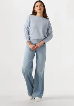 lichtblauwe jansen amsterdam top ilona trui lk 194 long sleeve