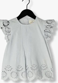 lichtblauwe konges slojd top posey frill top