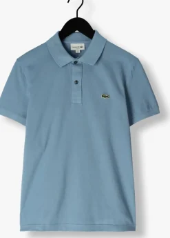 lichtblauwe lacoste polo 1hp3 mens s/s polo 12