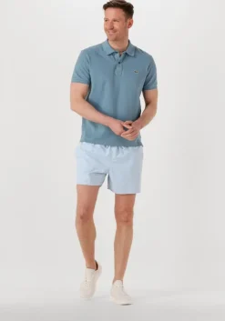 lichtblauwe lacoste polo 1hp3 mens s/s polo 12