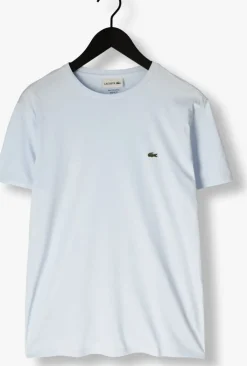 lichtblauwe lacoste t-shirt 1tht1 mens tee-shirt 12