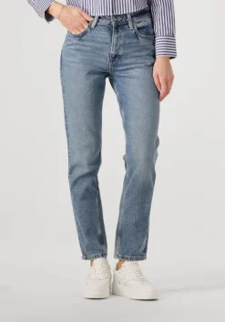 lichtblauwe lee mom jeans carol classic denim