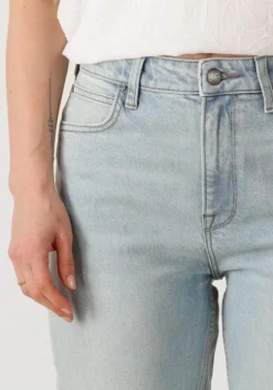 lichtblauwe lee straight leg jeans carol light rainfall