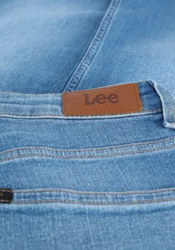 lichtblauwe lee straight leg jeans breese flare