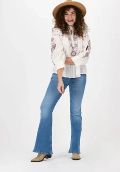 lichtblauwe lee straight leg jeans breese flare
