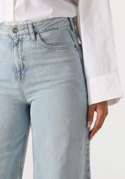 lichtblauwe lee wide jeans stella a line