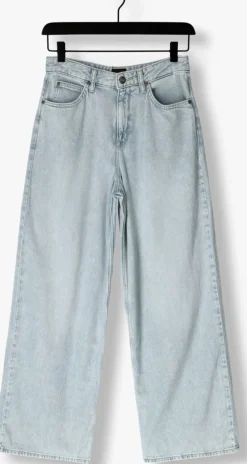 lichtblauwe lee wide jeans stella a line