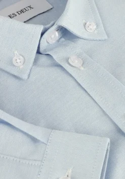 lichtblauwe les deux casual overhemd konrad oxford shirt