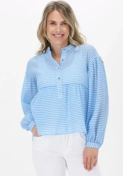 lichtblauwe levete room blouses reema 2 shirt