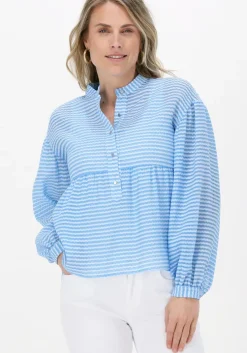 lichtblauwe levete room blouses reema 2 shirt