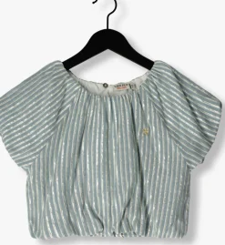 lichtblauwe like flo blouses carmen flo balloon top