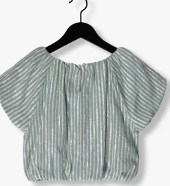 lichtblauwe like flo blouses carmen flo balloon top