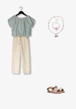 lichtblauwe like flo blouses carmen flo balloon top