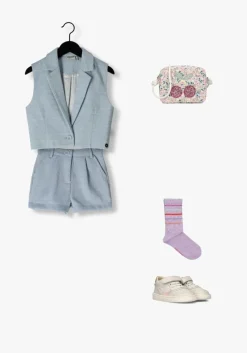 lichtblauwe like flo gilet denim flo gilet