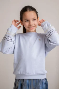 lichtblauwe like flo sweater donna flo sweater