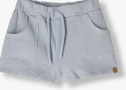 lichtblauwe lil' atelier korte broek nbmjollo sweat shorts lil