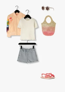 lichtblauwe lil' atelier shorts nmfholly loose dnm shorts 2088-sv h lil