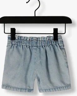 lichtblauwe lil' atelier shorts nbfholly loose dnm shorts 2088-sv h lil