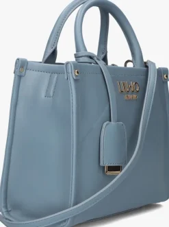 lichtblauwe liu jo handtas ridhi shopping