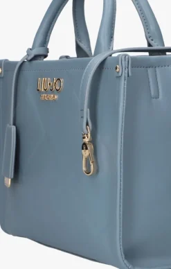 lichtblauwe liu jo handtas ridhi shopping
