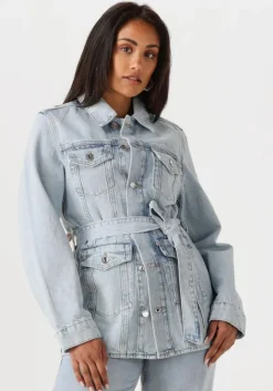 lichtblauwe liu jo spijkerjas giubbino denim loud