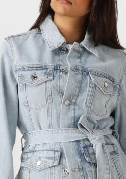 lichtblauwe liu jo spijkerjas giubbino denim loud