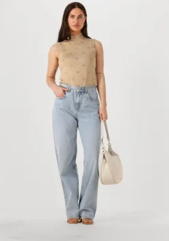 lichtblauwe liu jo straight leg jeans pant.straight color h.w.