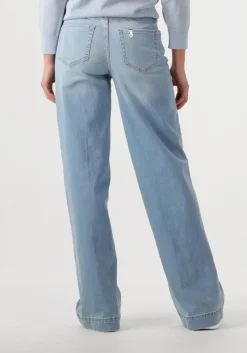 lichtblauwe liu jo wide jeans ecs autentic flare r.w.