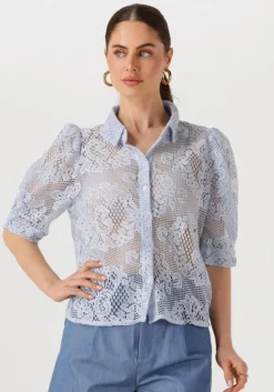 lichtblauwe lollys laundry blouses bonoll shirt ss
