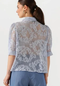 lichtblauwe lollys laundry blouses bonoll shirt ss