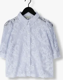 lichtblauwe lollys laundry blouses bonoll shirt ss